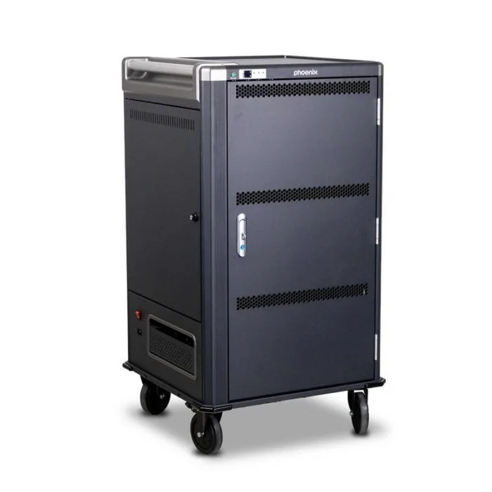 armario de carga phoenix 30 dispositivos tablets/portatiles hasta 15.6 suelo con ruedas