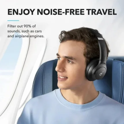 auriculares anker soundcore q20i wireless bluetooth usb c blue