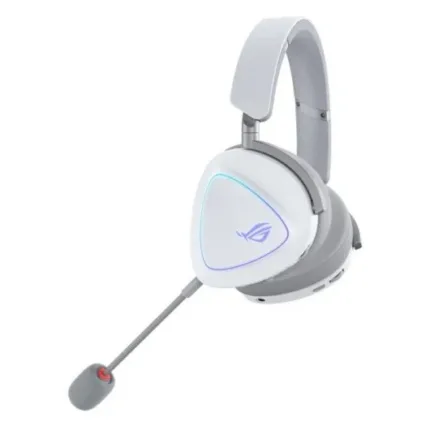 auriculares + microfono asus gaming rog delta ii inalambrico white