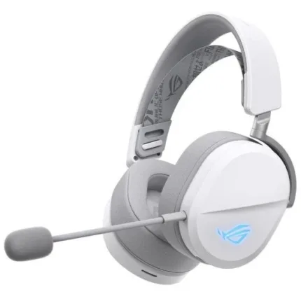 auriculares + microfono asus gaming rog pelta inalambrico white