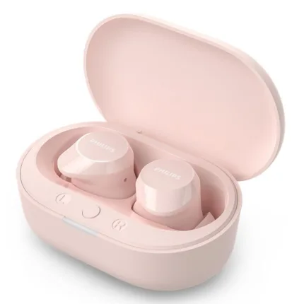 auriculares + microfono philips tat1209pk wireless 6h rose