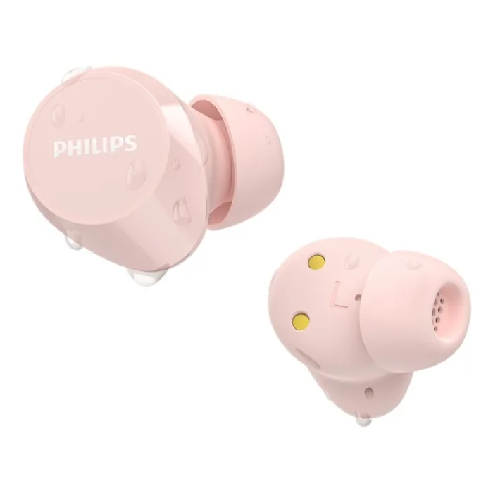 auriculares + microfono philips tat1209pk wireless 6h rose