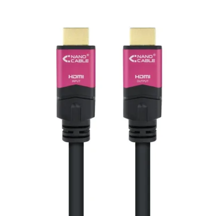 Cable HDMI 2.0 Nanocable de 15 metros para alta velocidad 4K.