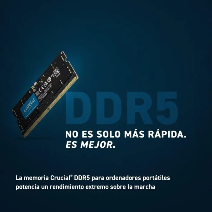 memoria sodimm 16gb crucial ddr5 5600mhz