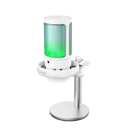 microfono trust gaming gxt 238w auron usb rgb white