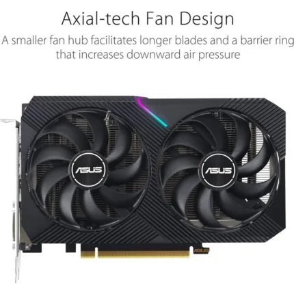 tarjeta de video asus dual nvidia rtx 3050 8gb v2 oc gdrr6 pcie