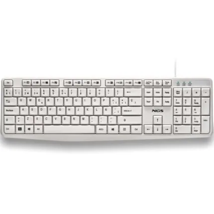teclado ngs heritagespanish usb multimedia white