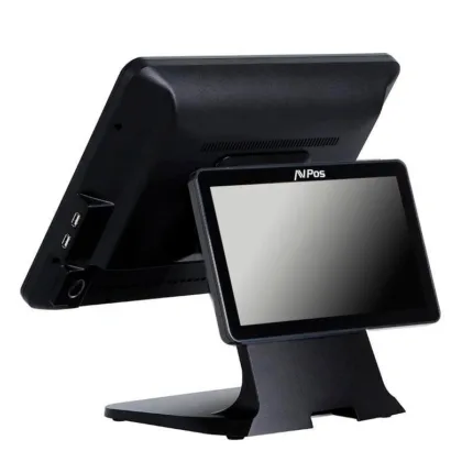 tpv avpos k5000 plus 15 aluminio intel i7/8gb/128gb/lan 1000/wifi/multim 3yr gar/2ºpantalla/w11pro